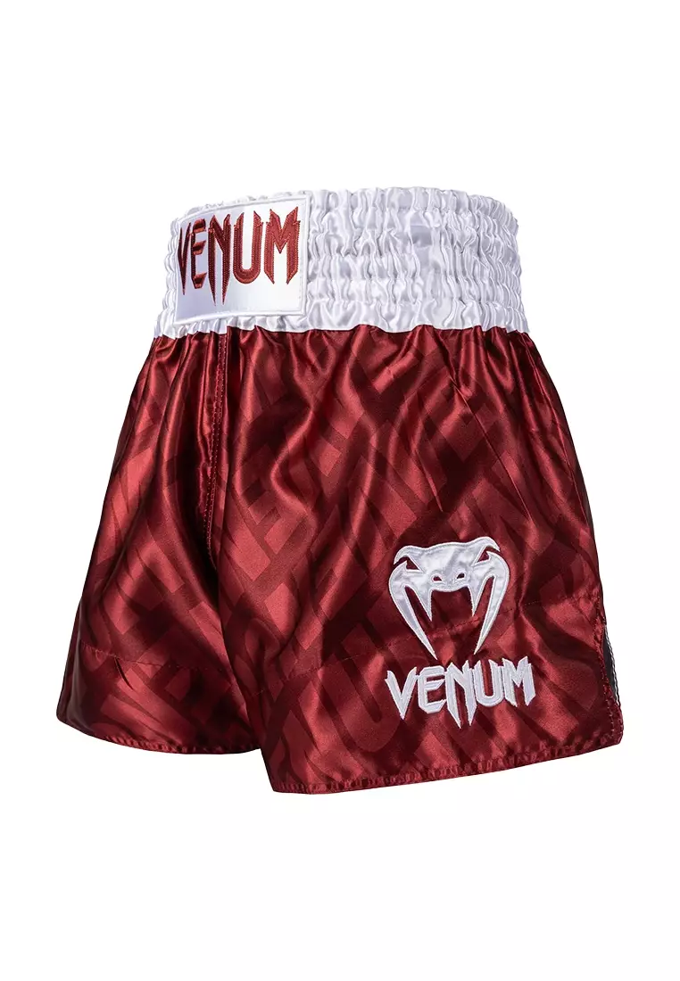 Venum Contender XT Muay Thai Shorts – Cherry Red/White