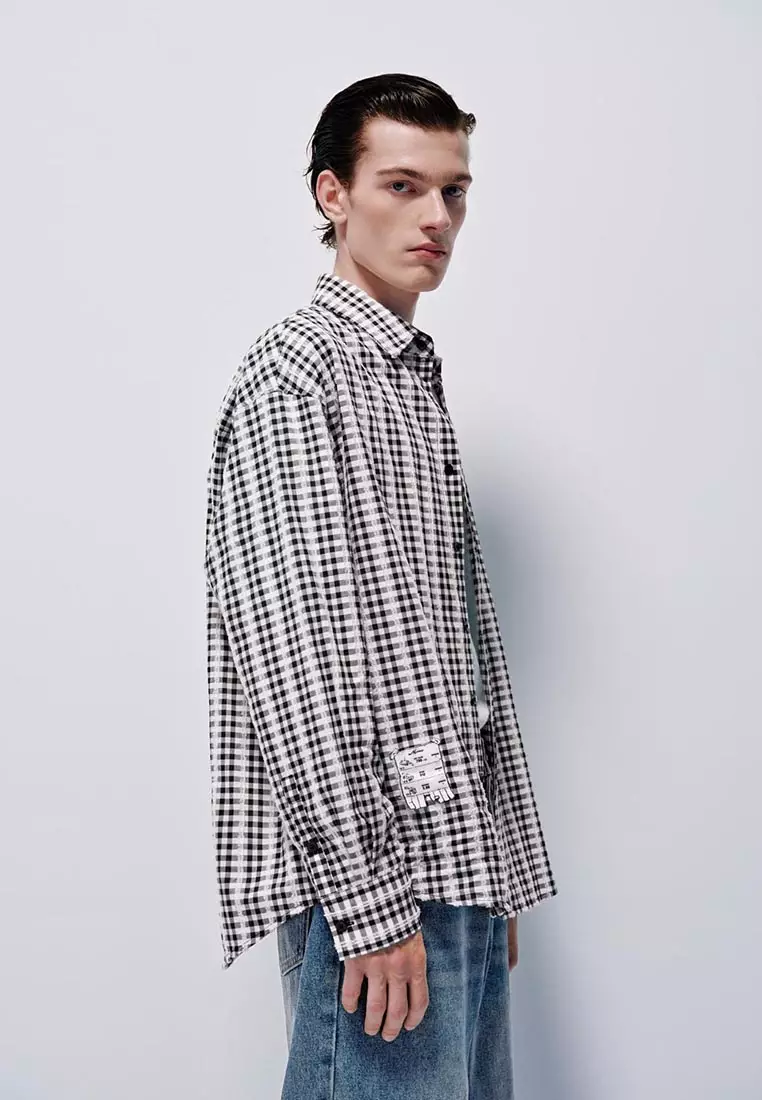 Loose Fit Check Shirts
