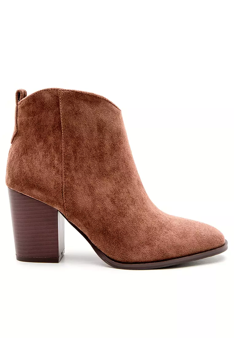 Discount on Twenty Eight Shoes  shoes - SKU: 8cm Suede Fabric Ankle Boots Wty4051-13