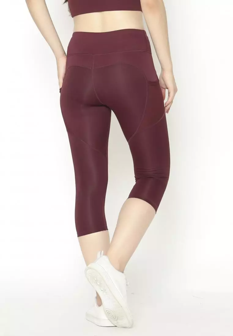 Jual FITWEAR FITWEAR - LISA MESH SPORT LEGGING - MEDIUM WAIST - BURGUNDY  Original 2025 | ZALORA Indonesia ®
