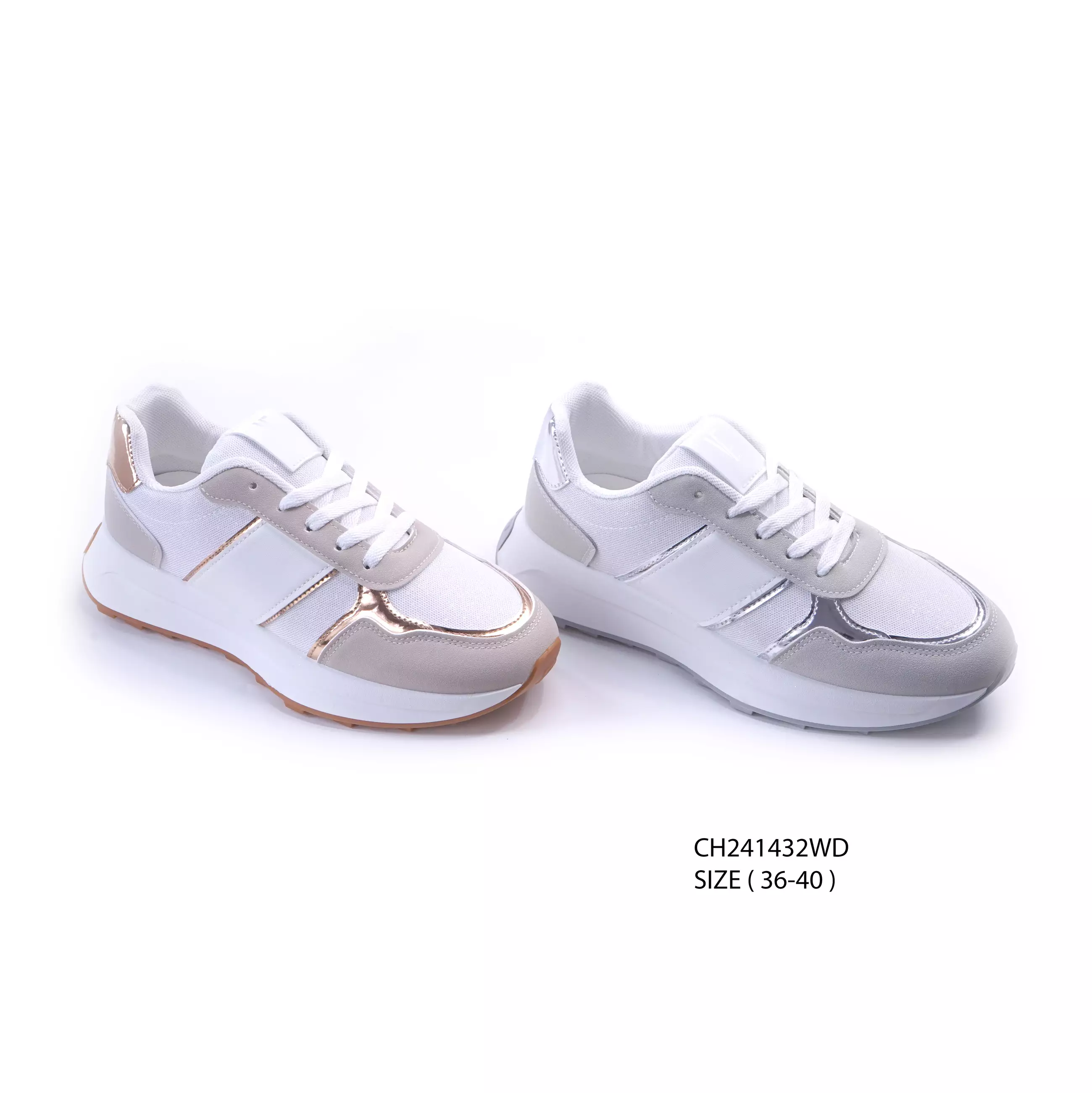 LEV - SEPATU WANITA DEWASA CH241432WD - PUTIH/ABU MUDA