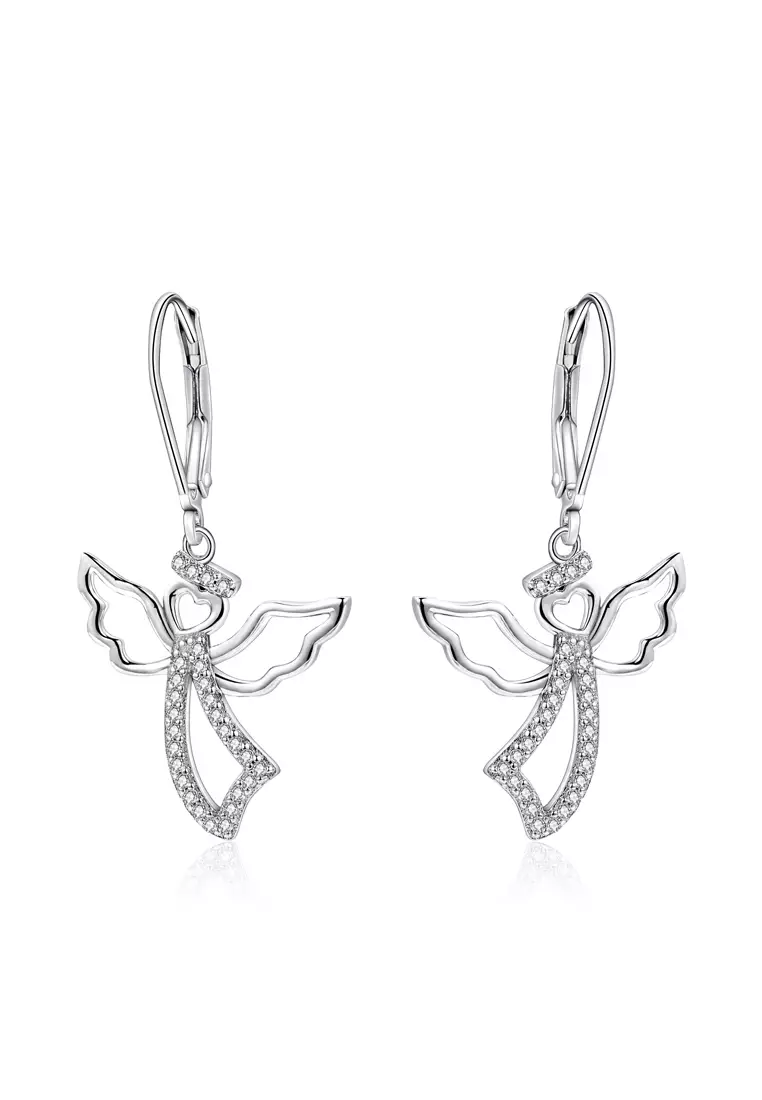 Buy Kings Collection Angel Earrings (PHKCRY2206) 2024 Online | ZALORA ...