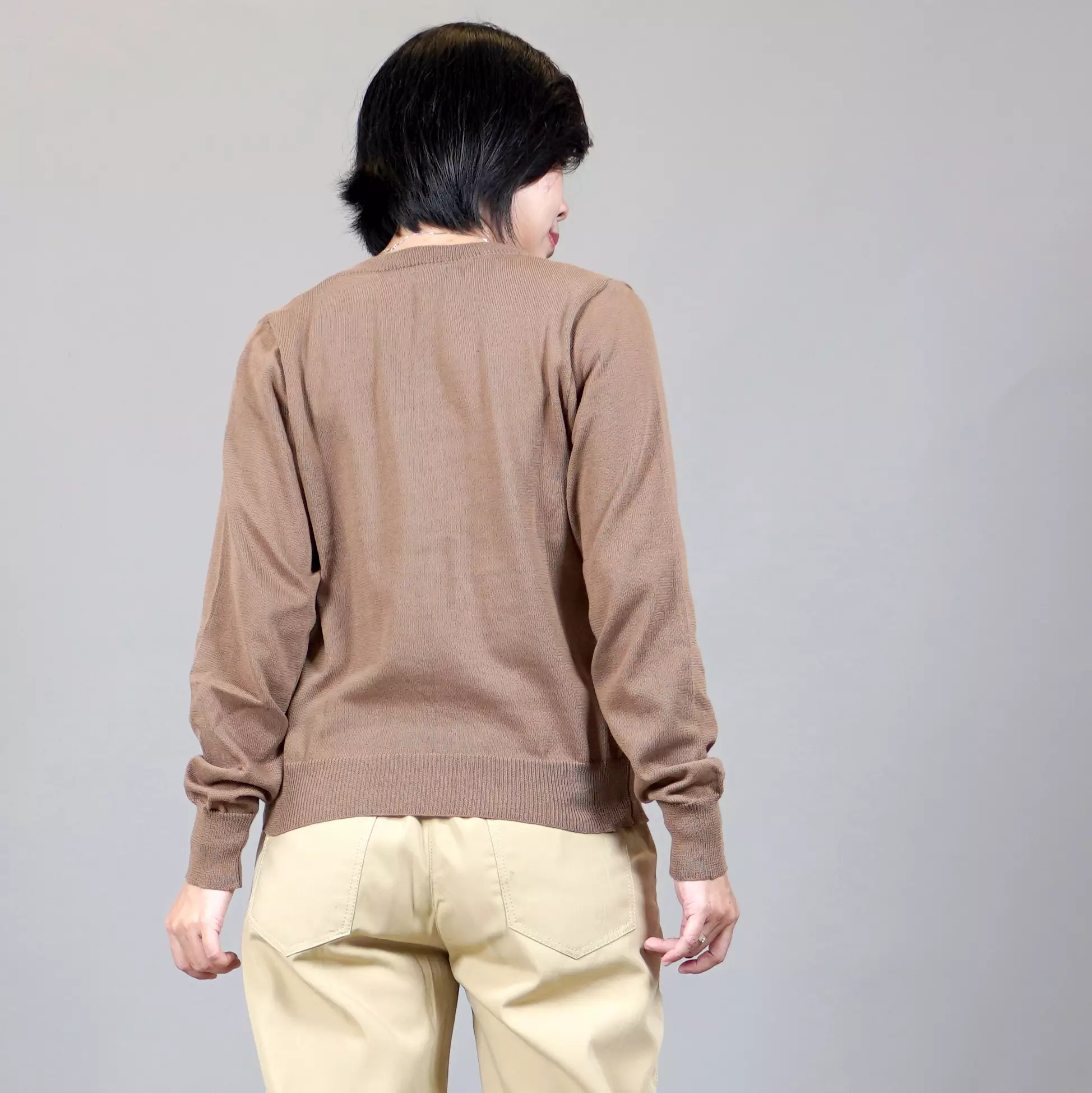 SANDRA Basic Knit Cardigan Kardigan Rajut Wanita - MILO