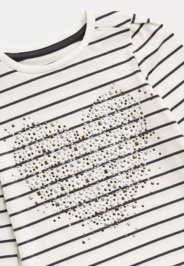 Heart Long- Sleeved T-Shirt