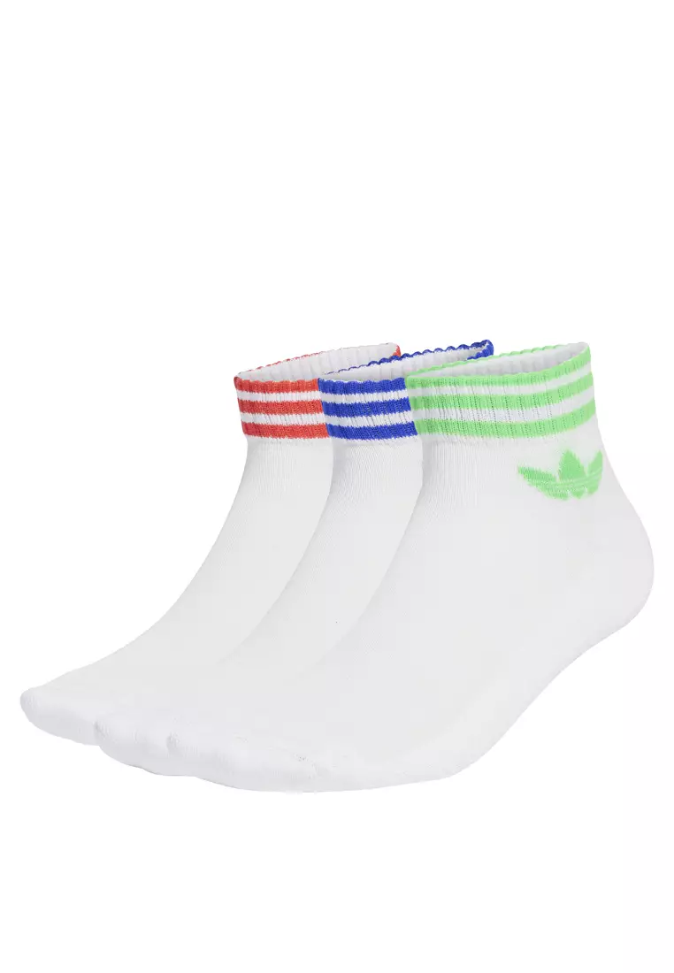 3-Stripes Ankle Socks 3 Pairs