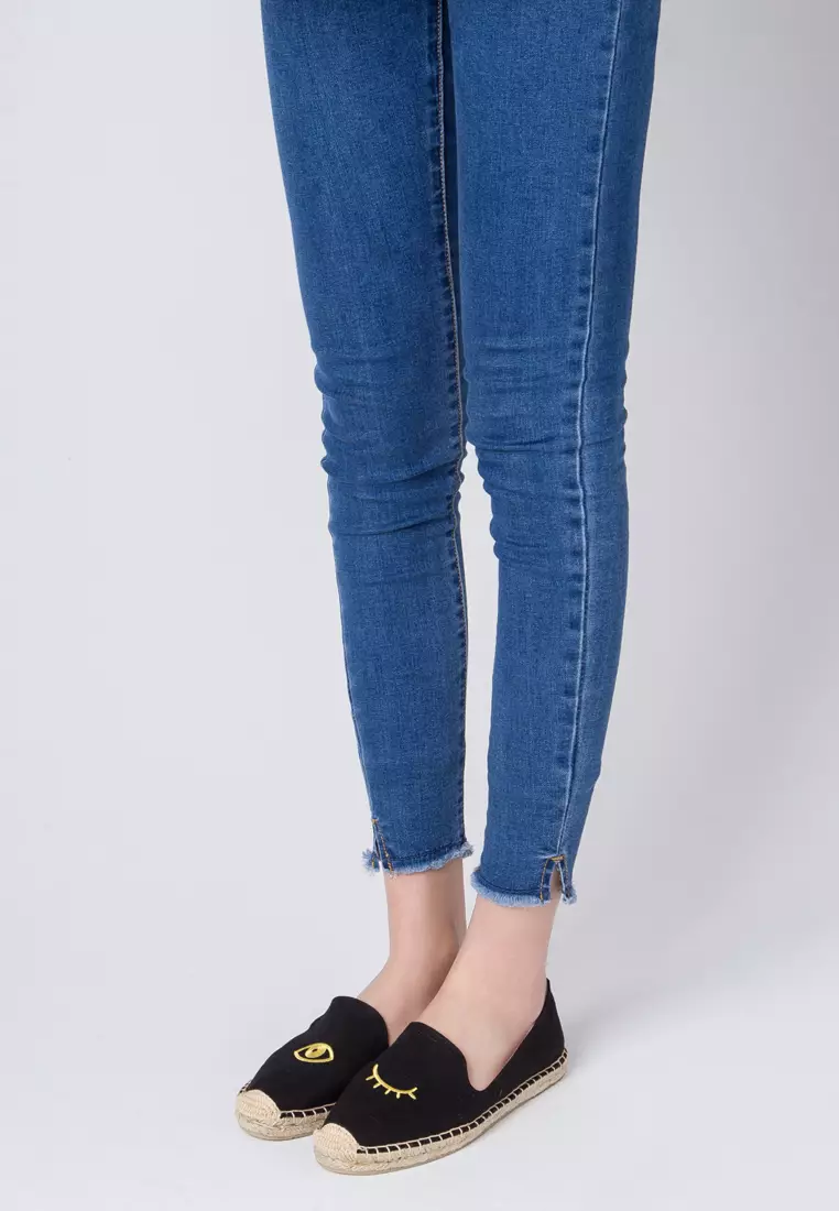 Embroidered Canvas Espadrilles HB45433