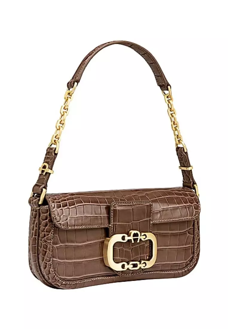 Jual Aigner Aigner Celia Mini Bag Mushroom Brown Original 2024