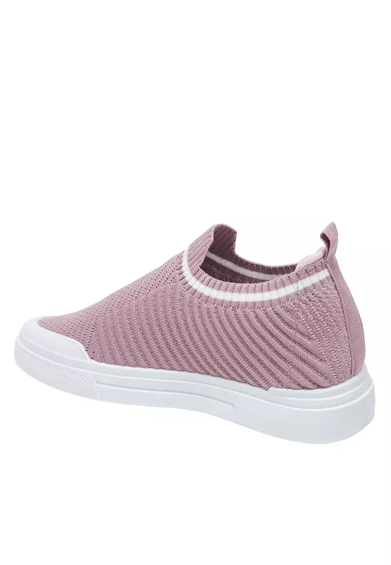 Dr. Kevin Sepatu Olahraga Wanita Sneakers Flyknit Slip On 589-059