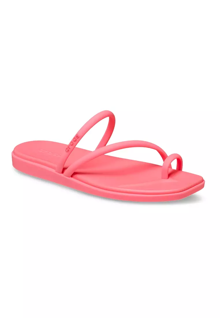 Crocs Women Miami Toe Loop Sandal - Guava