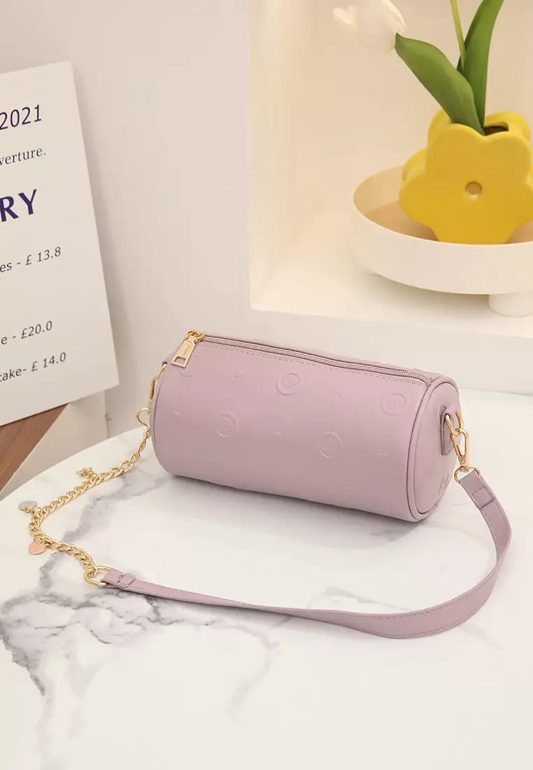 GYKACO KYUTO Lilac - Tas Wanita Sling Bag - Fashion Top Handle Bag (Import)