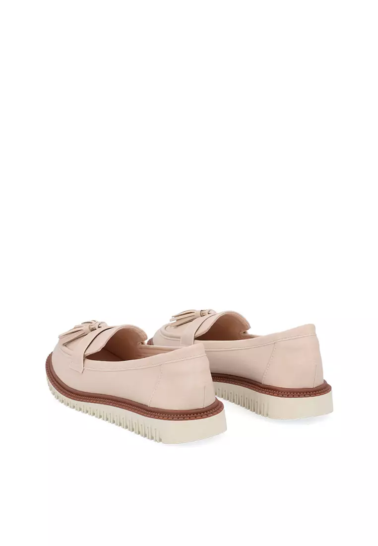 Medium Yellow CR Maxine Tassel Loafers