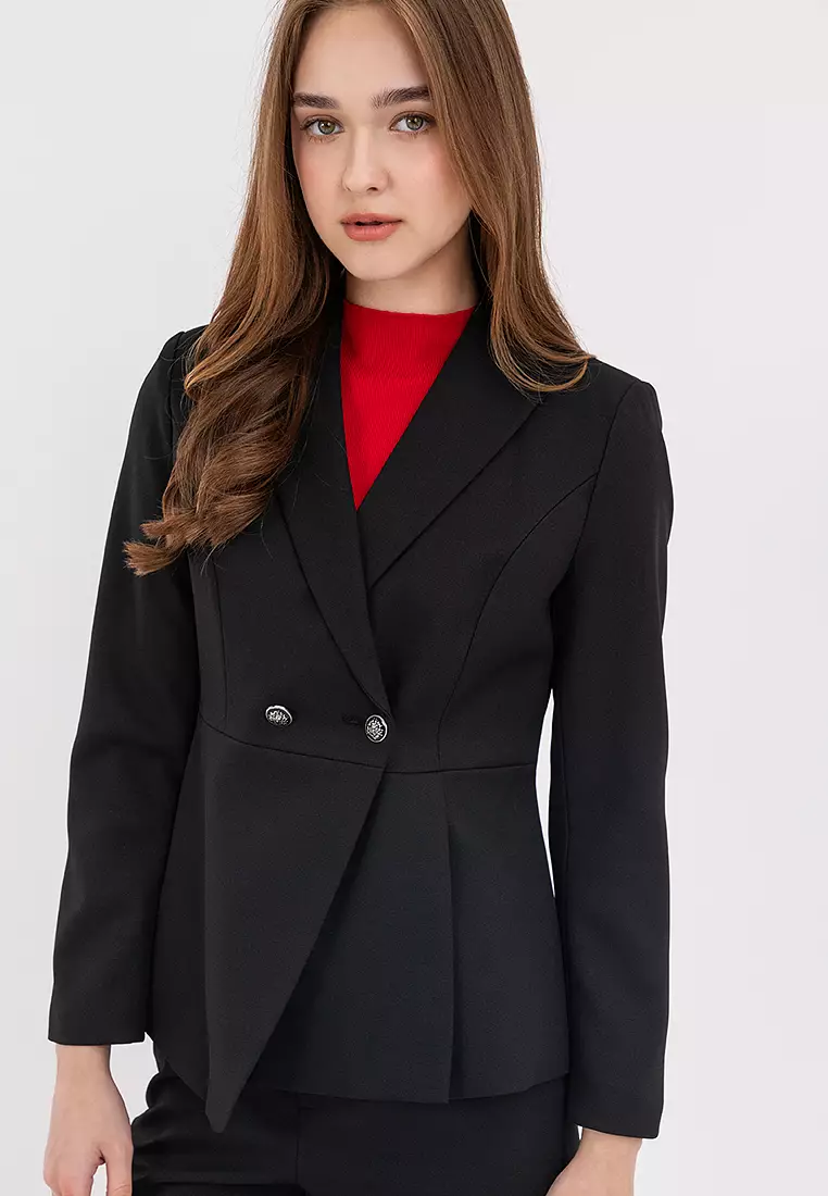 Chic Suit Blazer with Pants