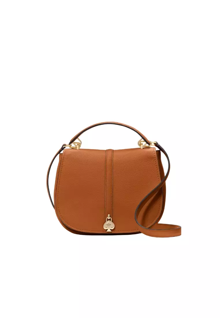 Kate Spade Kayla Pebbled Leather Saddle Bag