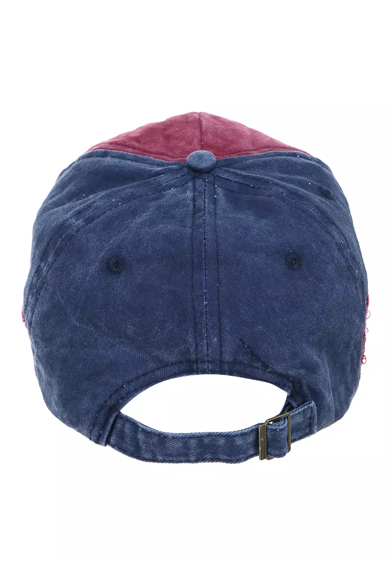 Drsh Rock Shark Topi Baseball Cap Pria & Wanita Snapback Resizable Strap Material Cotton ORIGINAL - Red