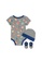 Nike grey Nike Boy Infant's Bodysuit, Hat & Bootie Set (6 - 12 Months) - Dark Grey Heather 304E2KAD146A99GS_2