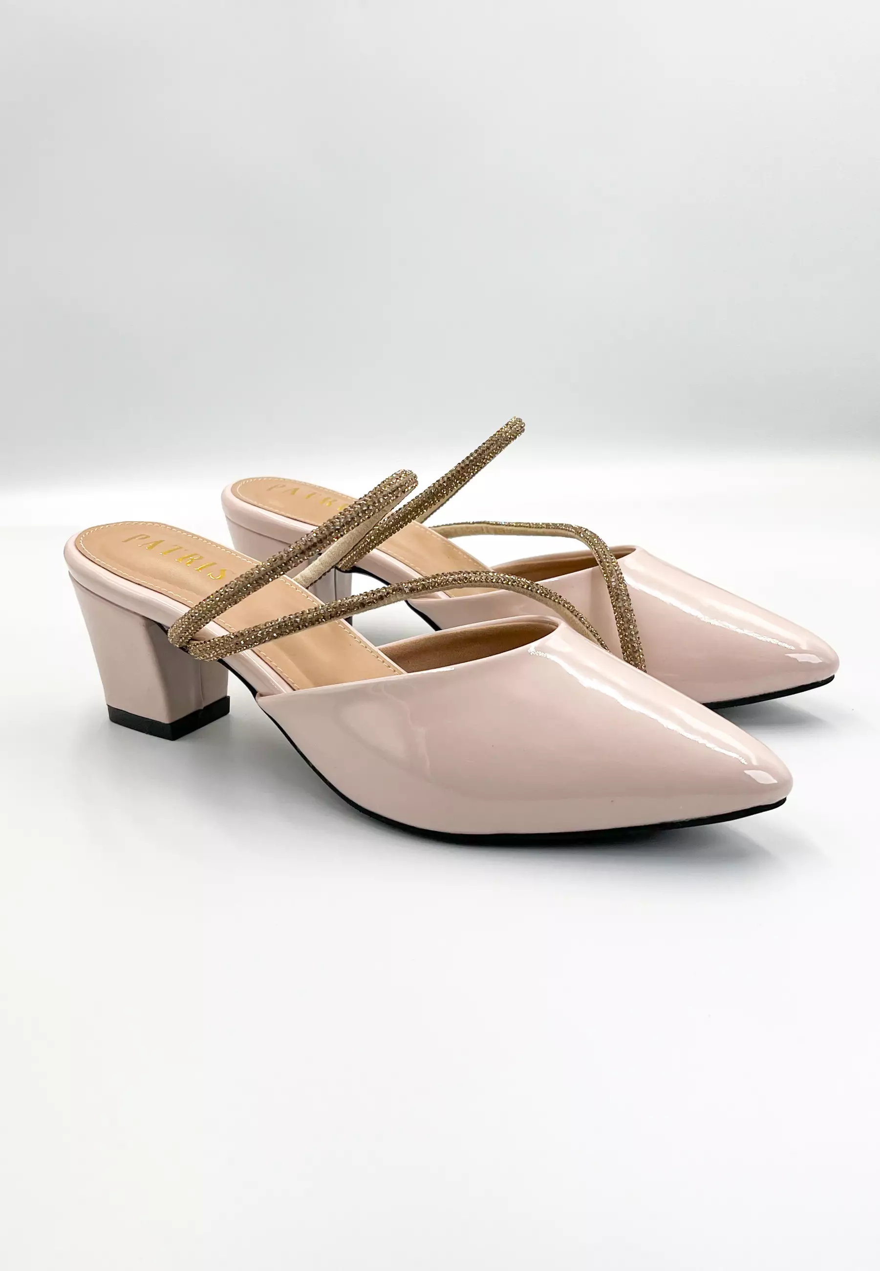PATRIS Labels Mules Wanita Heels / Hak 5 Cm