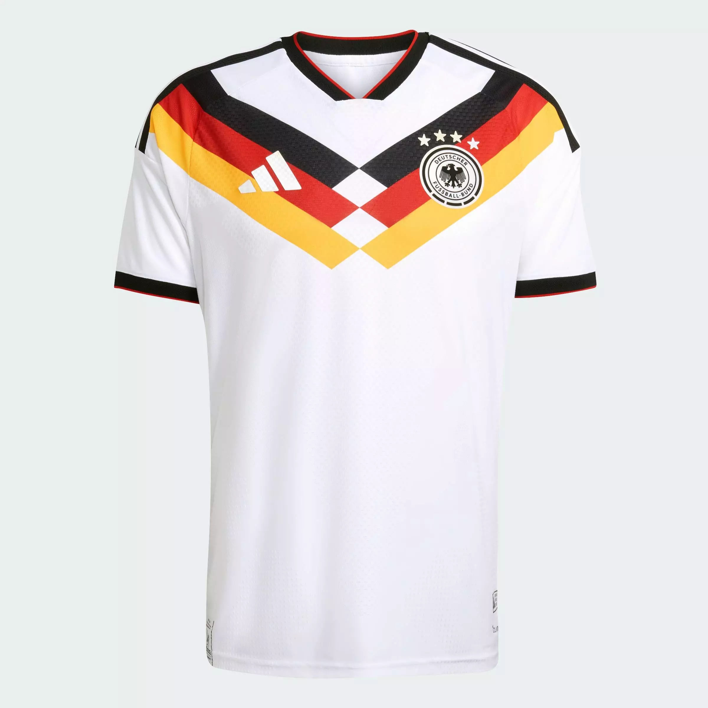 Football Germany 26 Home Authentic Jersey Men White JN2066