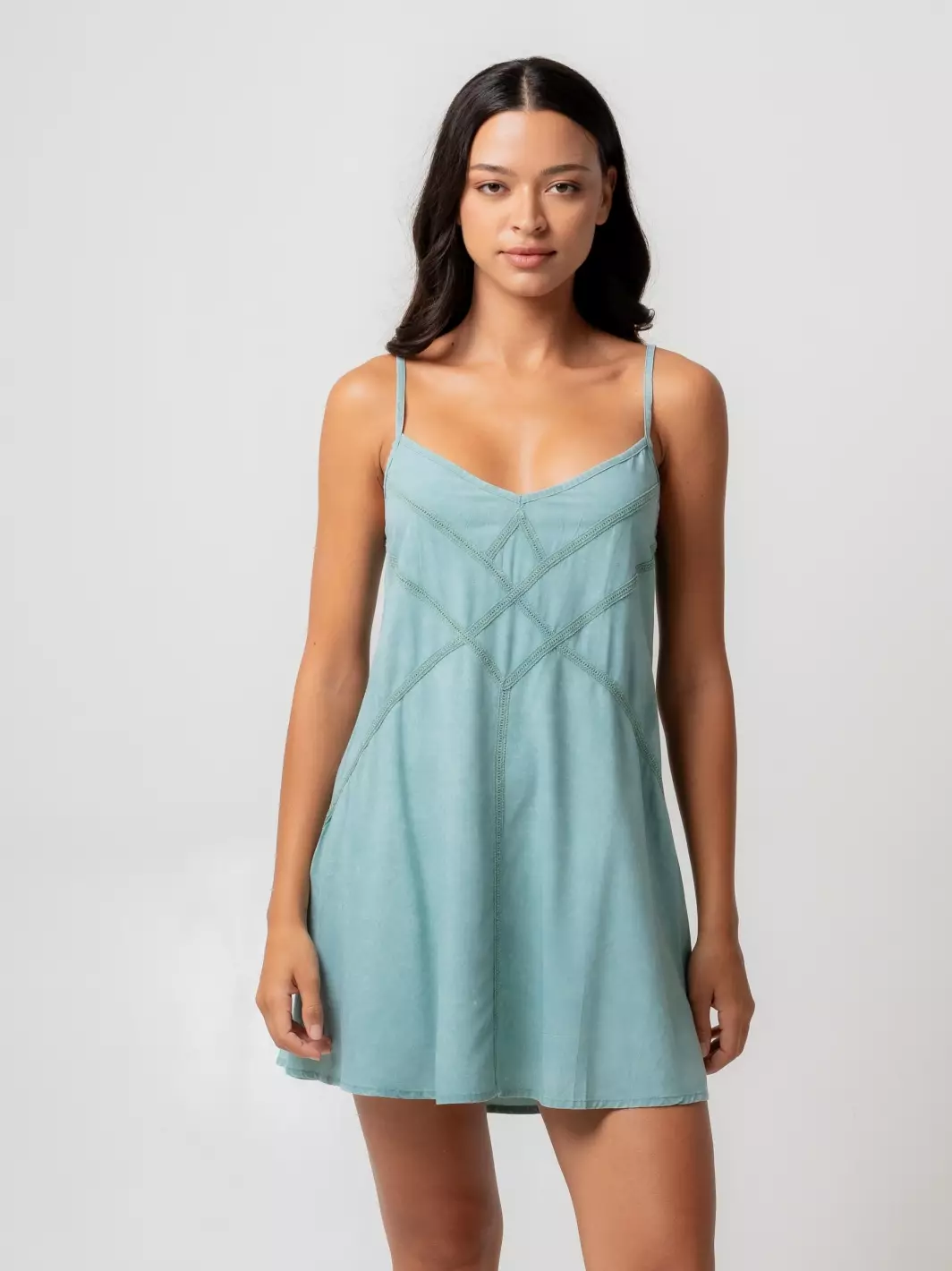 Comber Dress Vintage Seafoam