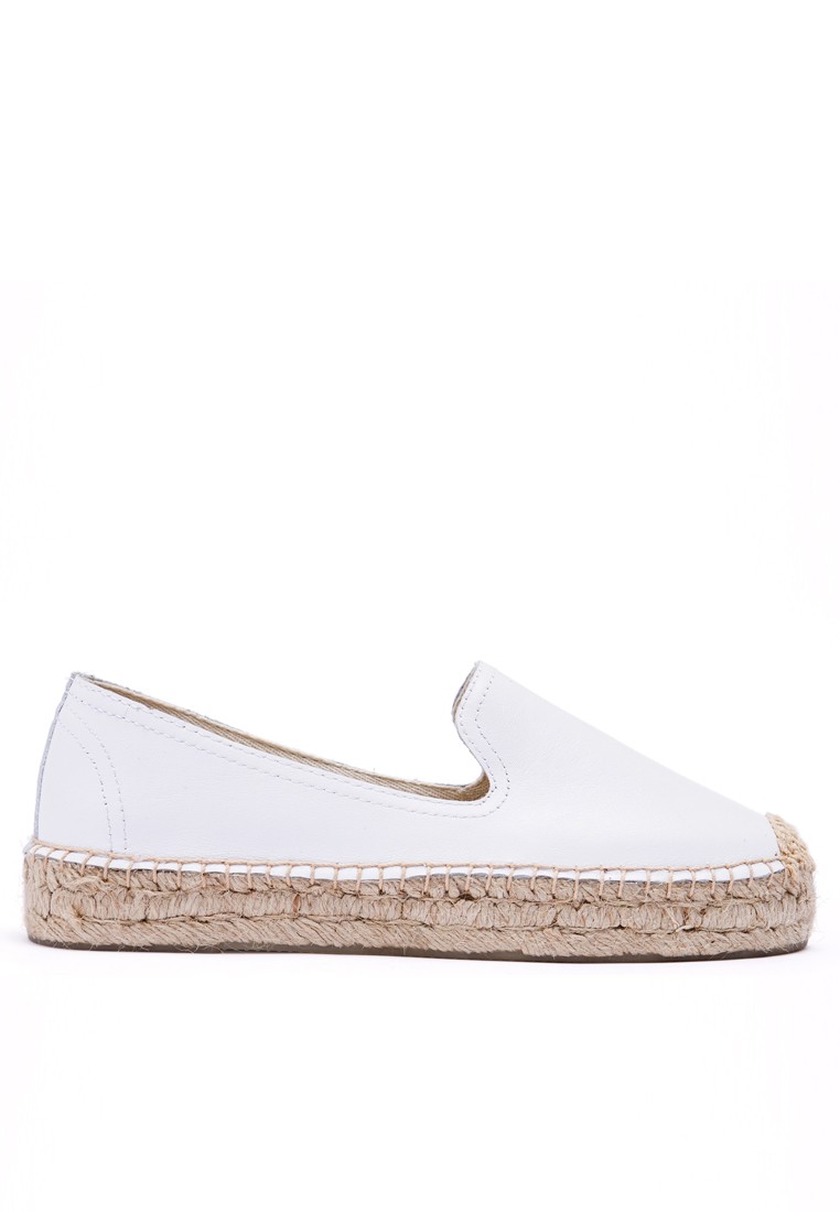 Platform Cow Leather Espadrilles HB7101