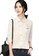 A-IN GIRLS white Fresh And Artistic Striped Shirt 61829AA33D5CFDGS_1