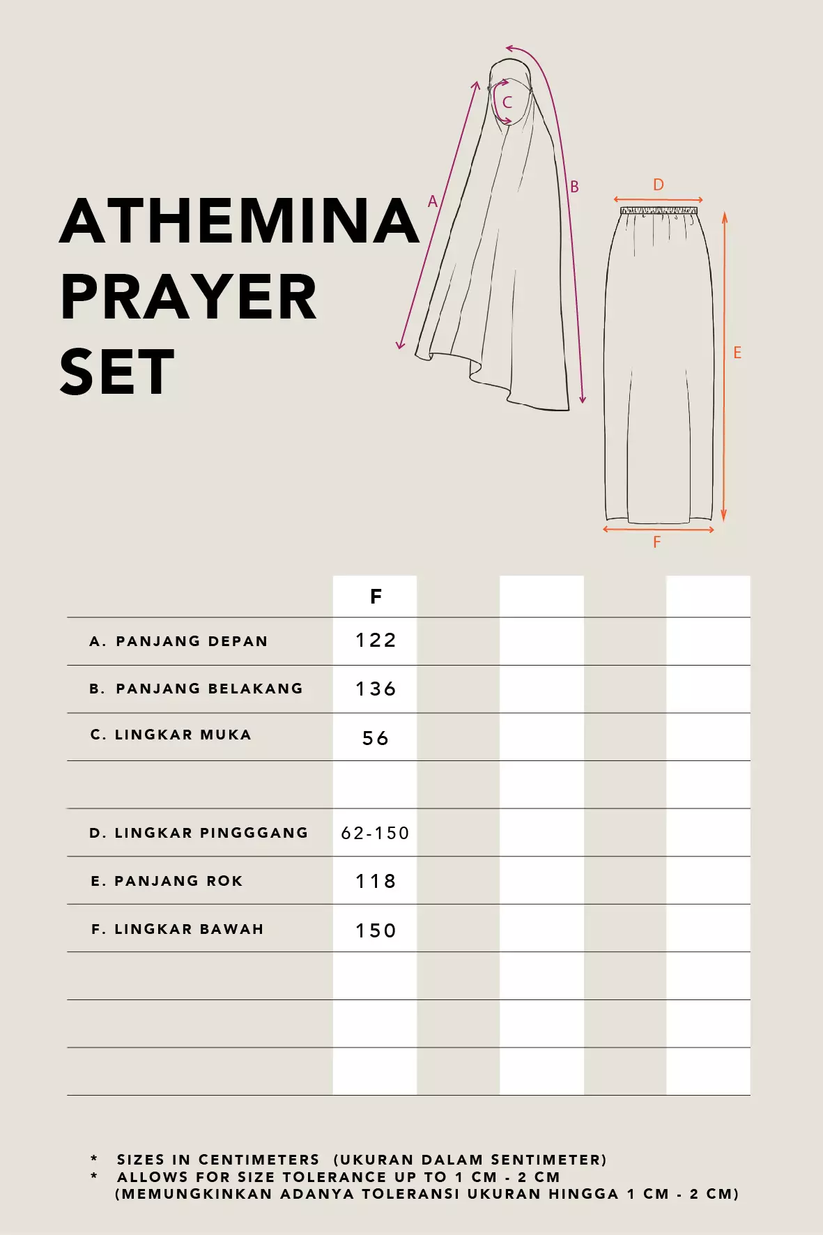 Kami Athemina Prayer Set Vanilla
