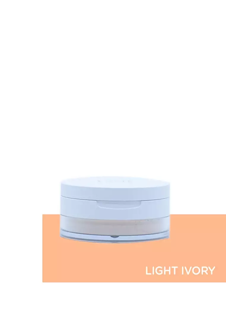 ERHA Esme True Matte Oily Skin Types Light Ivory 15G Bedak Wajah Berminyak