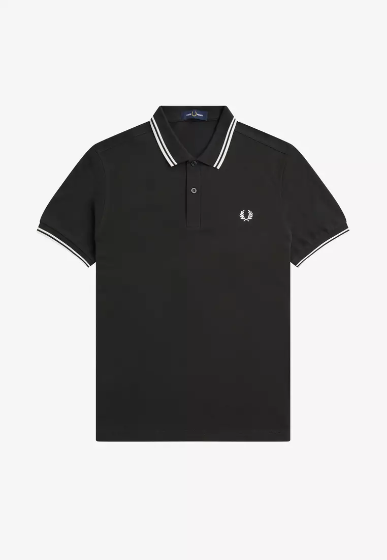 Buy Fred Perry Fred Perry M3600 Twin Tipped Fred Perry Shirt (Night ...