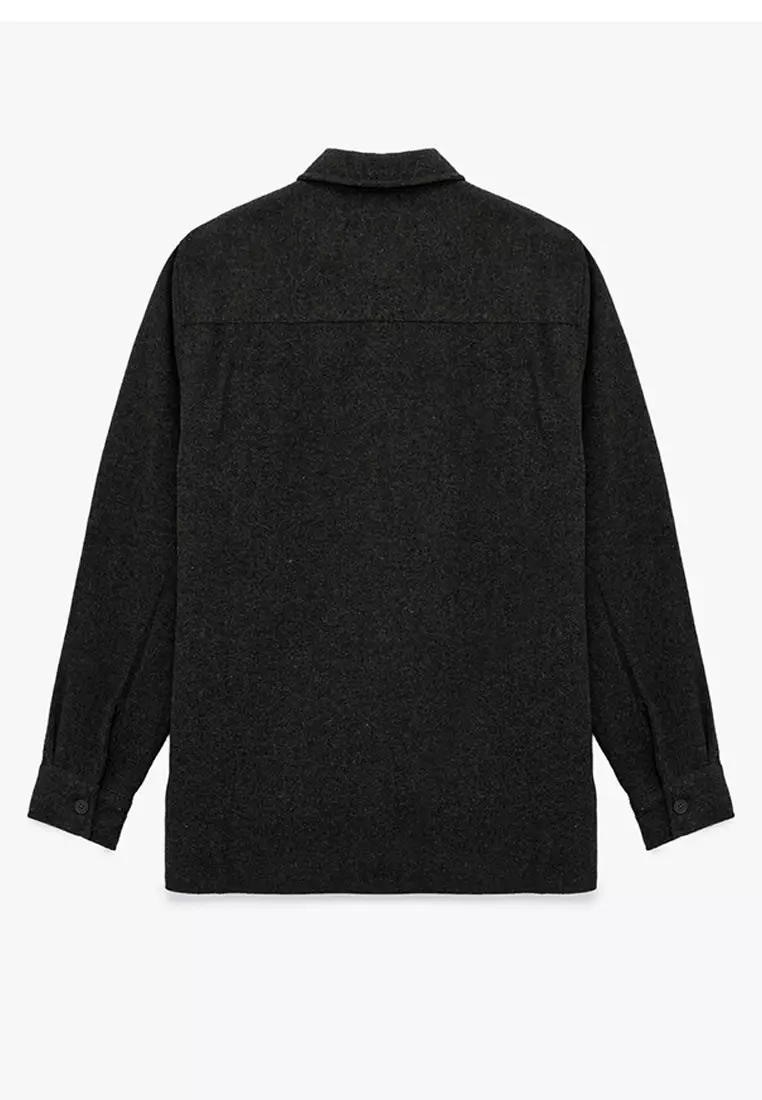 Regular Fit Buttoned Pocket Detailed Long Sleeve Shirt
