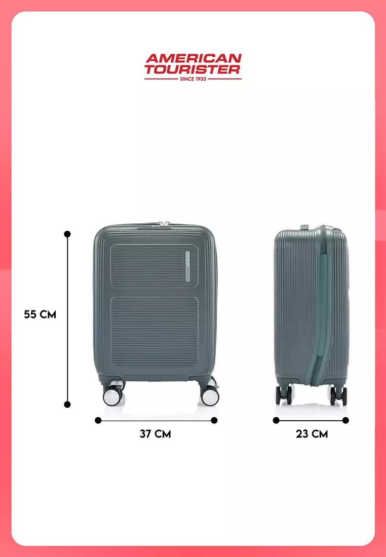 American Tourister Koper Hardcase Maxivo Cabin 20 Inch TSA Os V2 - Forest Green