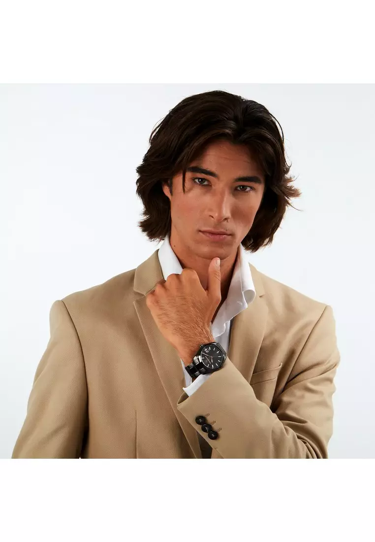 【2 Years Warranty】Maserati Attrazione 43mm Men's Quartz Watch Luminous Dial Hands R8853151015 Japan Movement