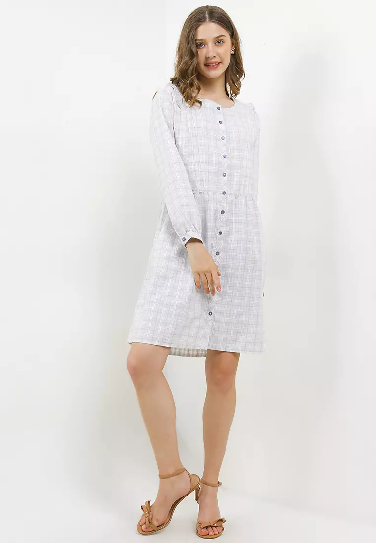 Triset Casual Pakaian Wanita Dress - TD301780123