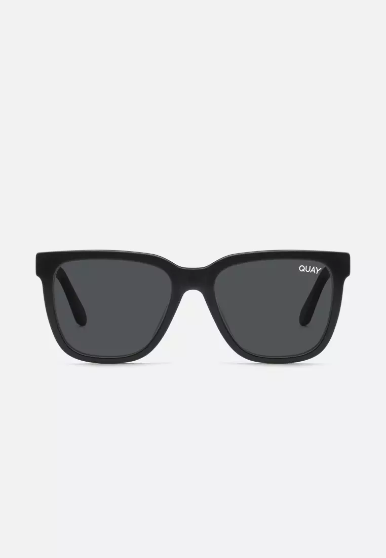 Wired Medium Sunglasses - Black/Smoke Polarized
