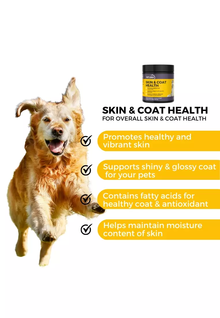 Buy Pet Logic Skin & Coat Health Beef 240g Dog & Cat Treats Supplement