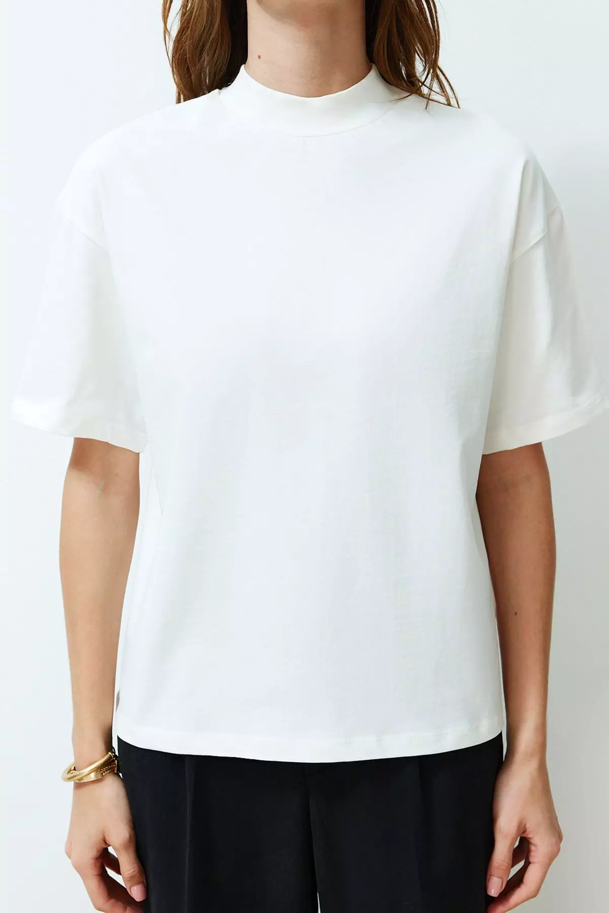 Mock Neck T-Shirt