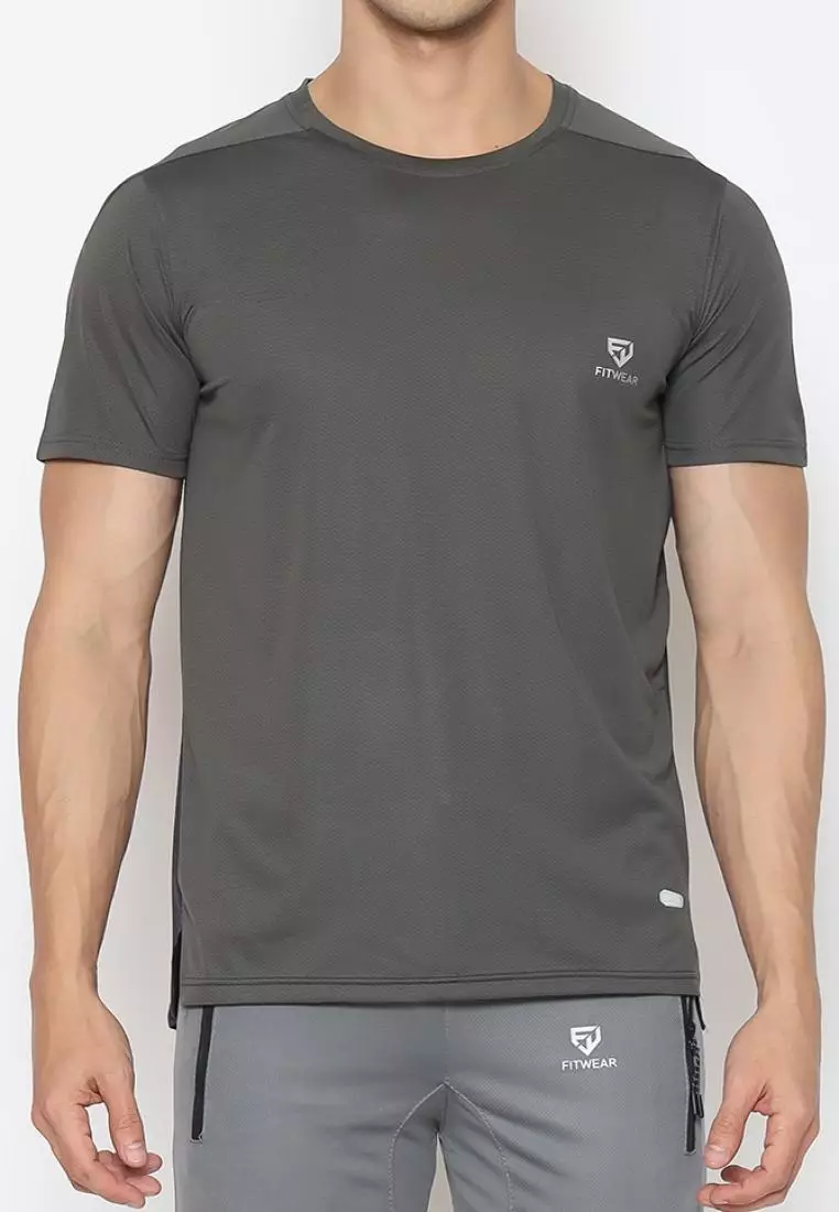 Fitwear - Kaos Olahraga Pria DIEGO DRYCOOL - GREY