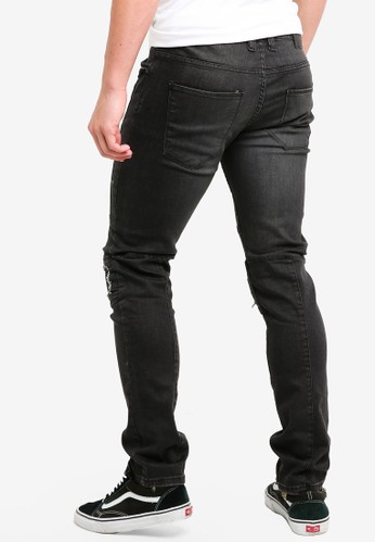 Jual Indicode Jeans  Egersund Skinny Fit Rip Repair Jeans  