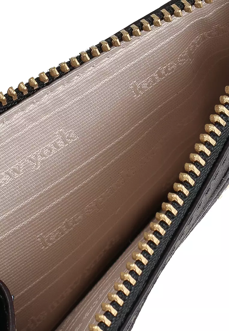 Morgan Colorblocked Card Case Wristlet