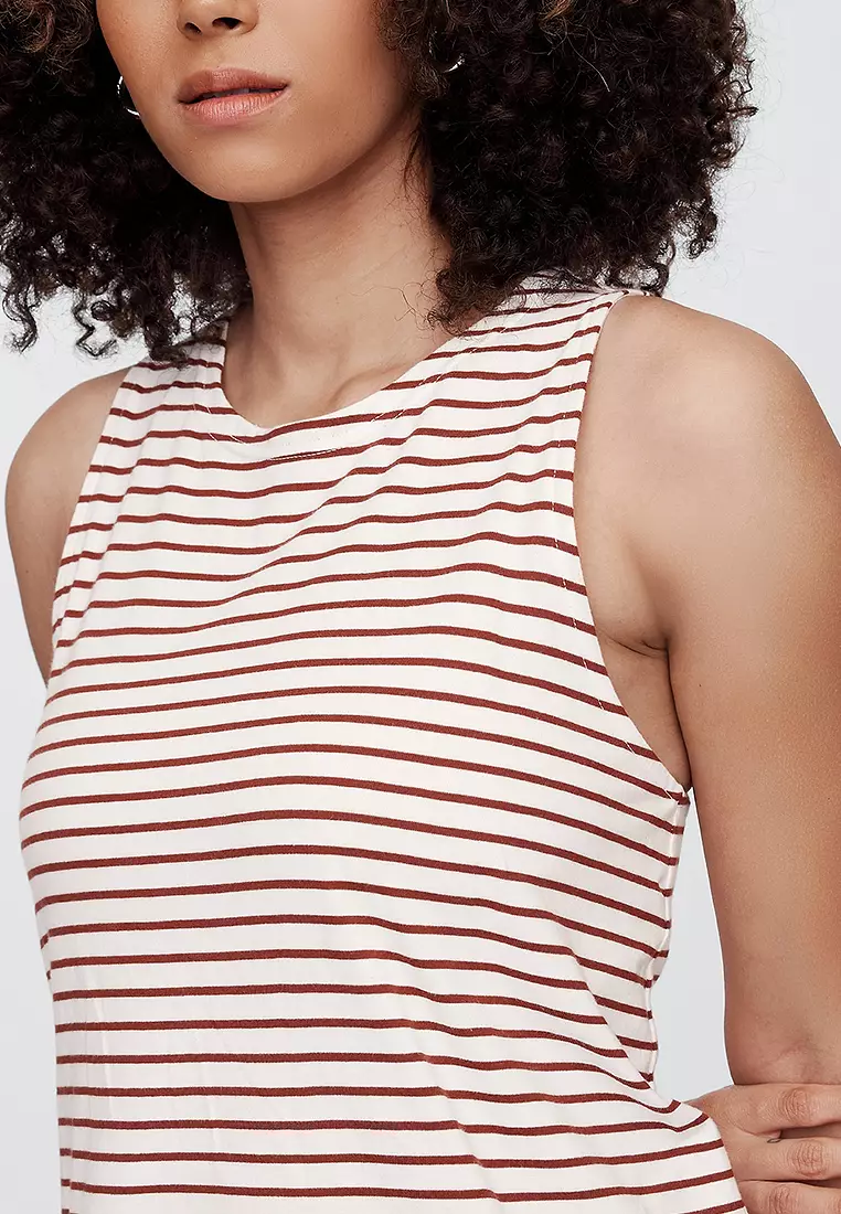 Sleeveless Shift Mini Dress