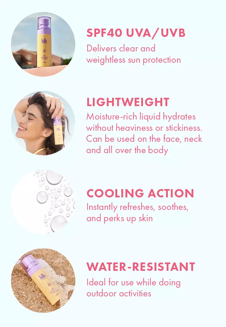 fresh 3in1 makeup setting spray & hydrating mist SPF 40 UVA/UVB
