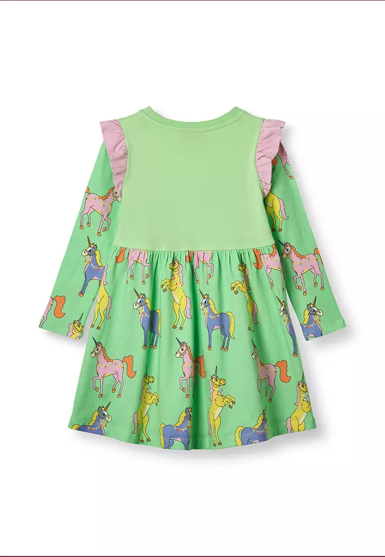 Dress with unicorns