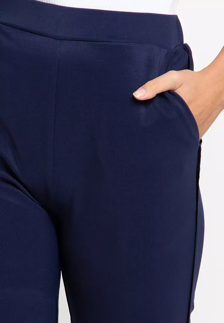 Stretch Straight Jogger Leg Pants