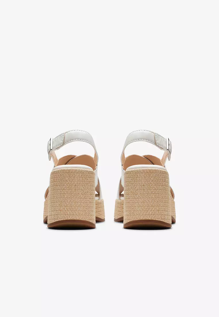 Manon Wish Wedge Sandals Off White