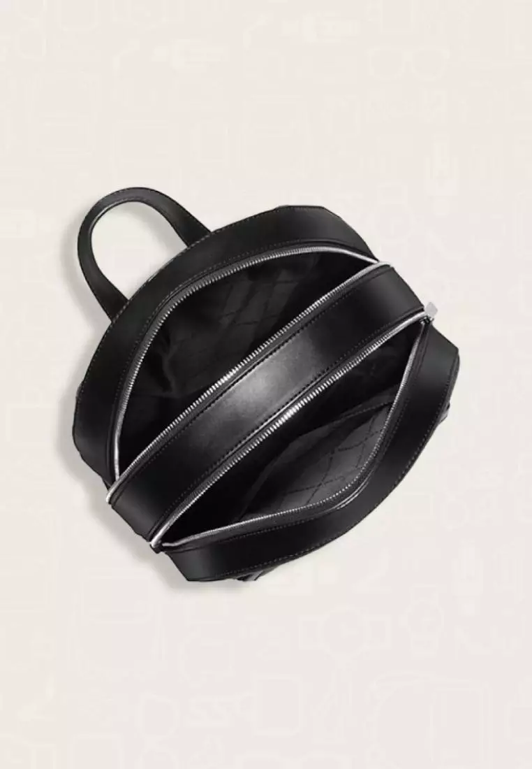 Michael Kors Jaycee Large Logo Backpack Black