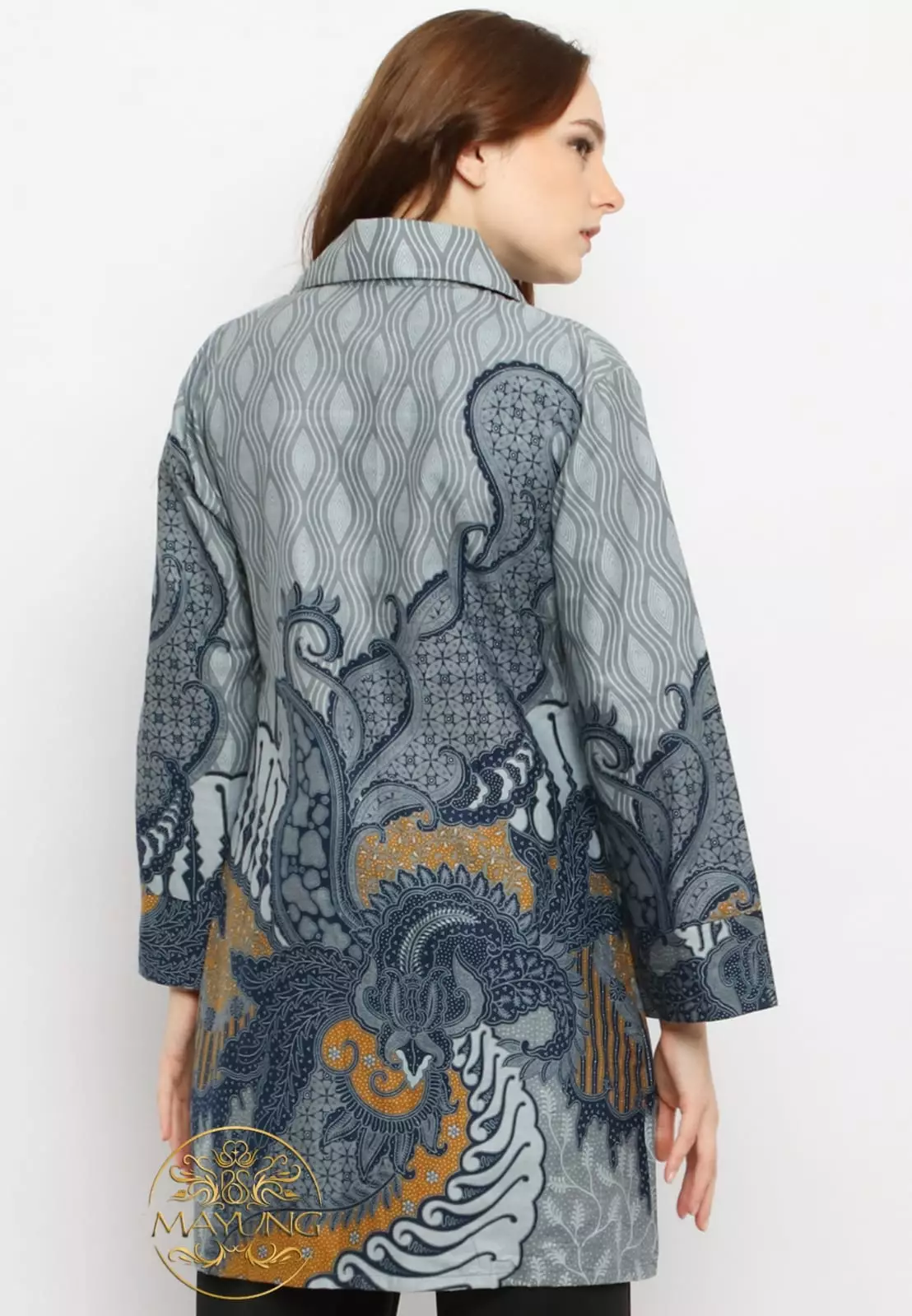 Tunik Batik Sakra Biru Premium