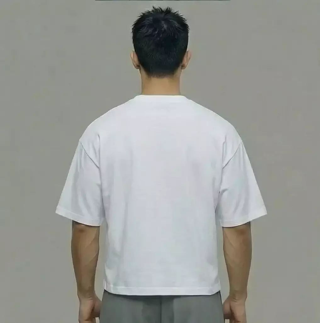 THIRDDAY Kaos Oversize Boxy Gym Scubalux Putih Polos BXY MTZ30