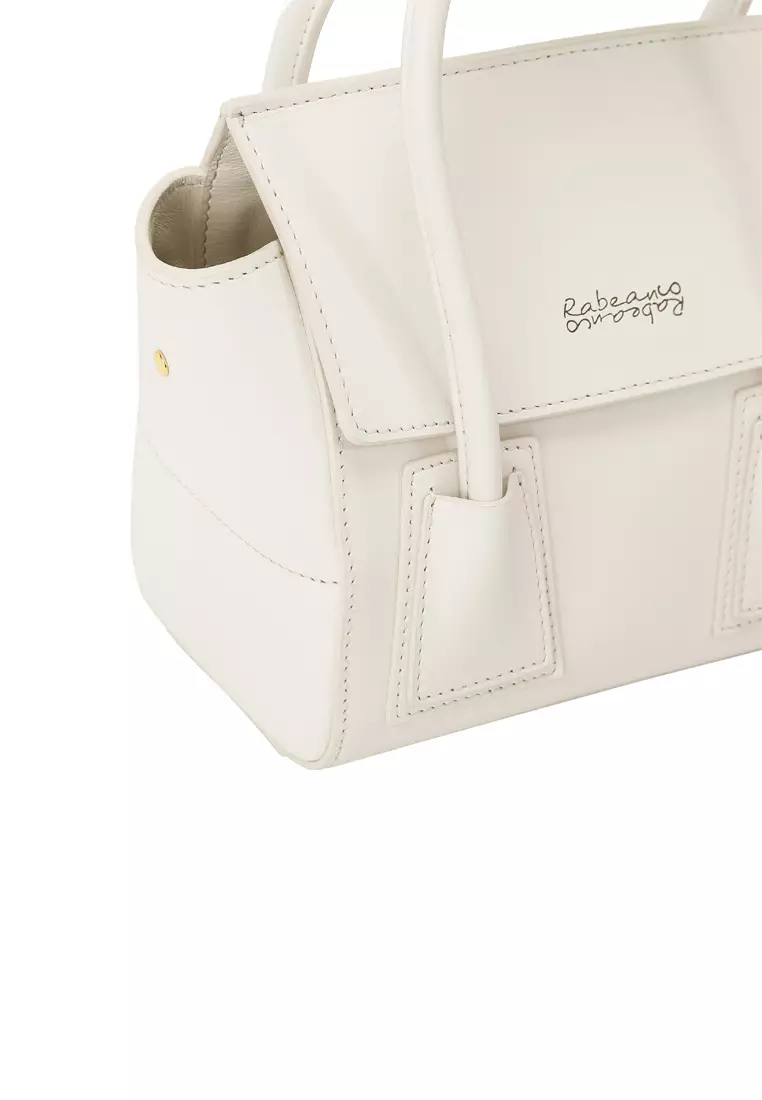 UNNI Mini Top Handle Bag - White