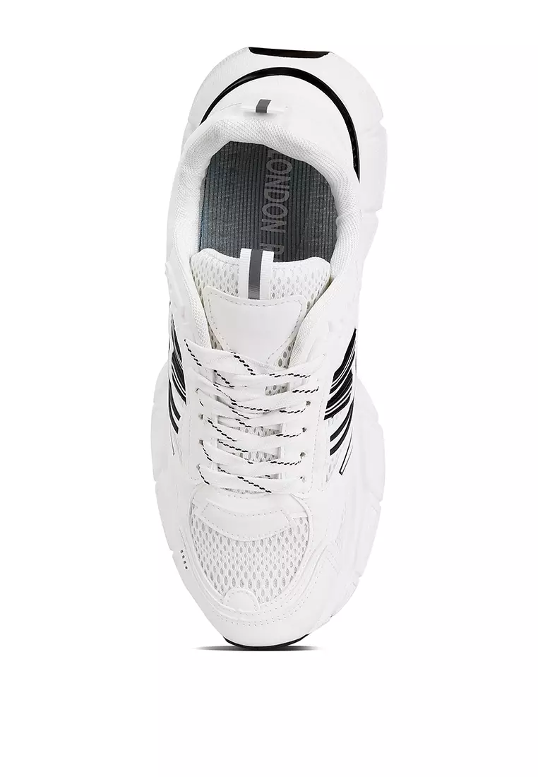 Men's Chunky Lace-Up Sneaker In White