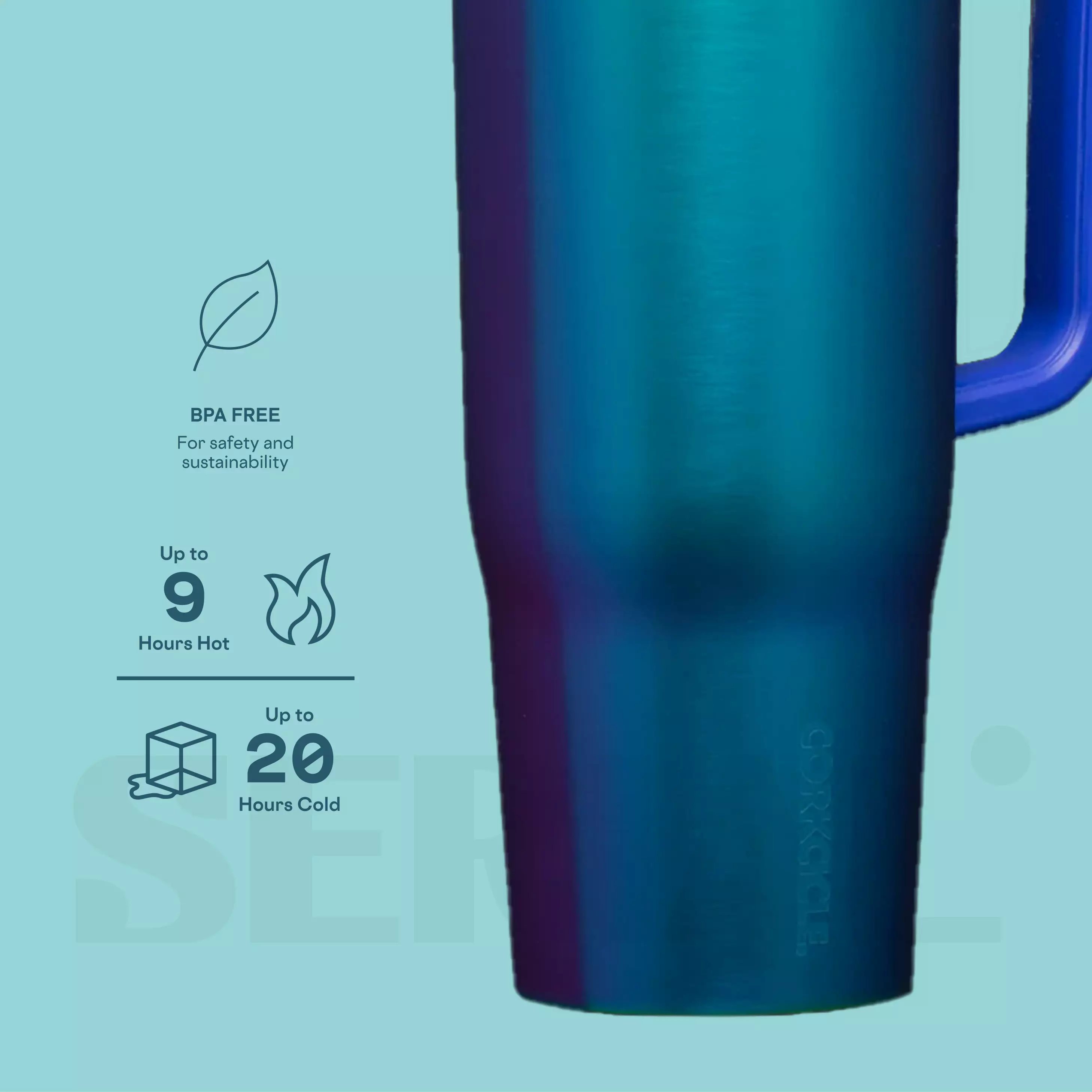 Jual Corkcicle CORKCICLE® Cruiser 40oz Dragonfly Original 2024