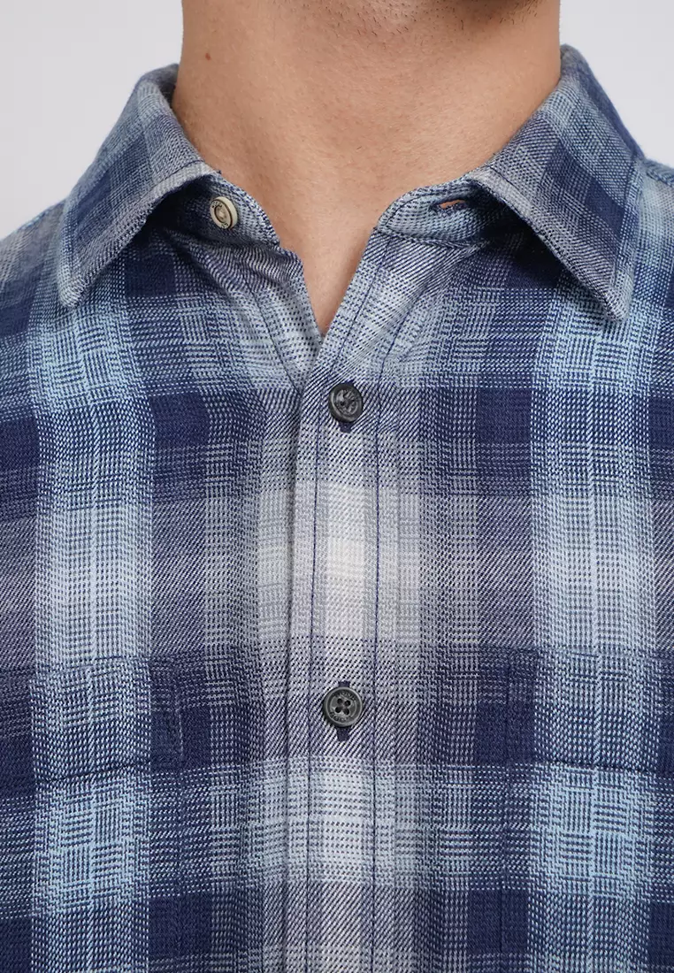 Regular Fit Long Sleeve Checks Shirt