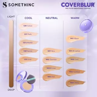 SOMETHINC Copy Paste COVERBLUR Powder Foundation - C01.5 Butter